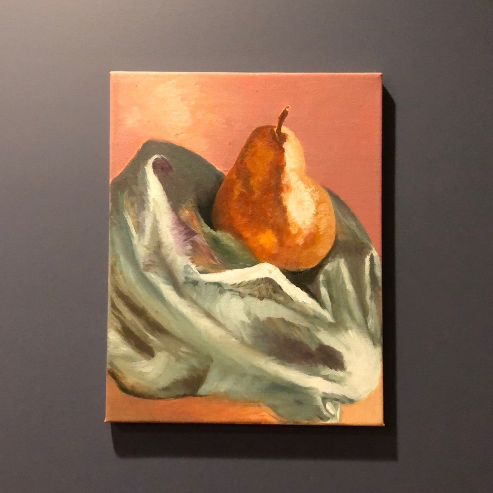 Original oil on canvas painting.